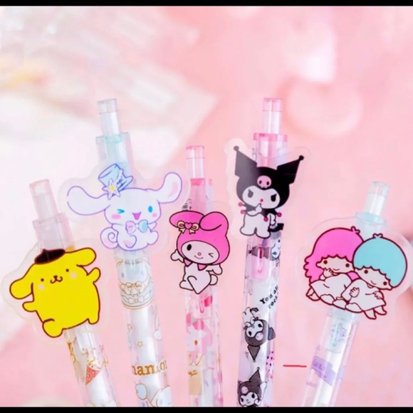 Sanrio pen set, 6pcs - Picture 3 of 4